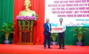 Sovico, HDBank donate money for building 100 ‘great solidarity houses’ in Vinh Long