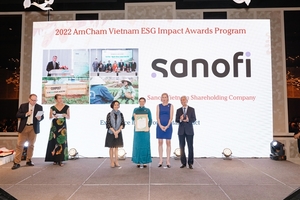 Sanofi receives excellence in environmental impact award