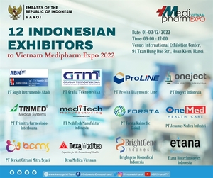 Indonesian firms showcased at Vietnam Medipharm Expo