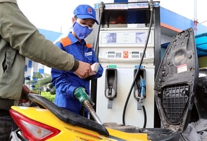 Petrol prices down by 600 VND per litres after seven hikes