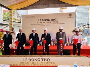 Work starts on one of Saigon's largest office and commercial towers
