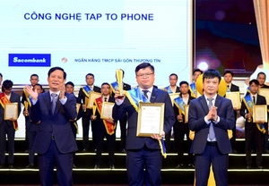 Sacombank Tap to Phone technology wins Sao Khue award