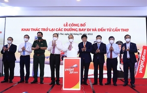 Vietjet resumes 10 routes to and from Can Tho
