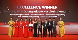 Hoan My Binh Duong Private Hospital wins international award