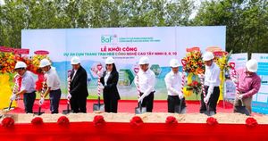 Work starts on four high-tech pig farms in Tay Ninh