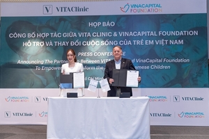 VinaCapital Foundation, VITA Clinic to support underprivileged kids