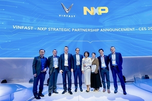 VinFast and NXP collaborate on developing the next generation of smart EVs