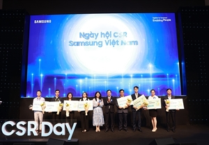 Samsung Vietnam organises Corporate Social Responsibility Day for the first time