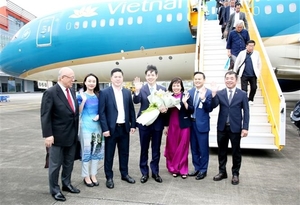 Quảng Ninh celebrates first direct flight from Hokkaido, Japan