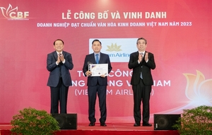 VNA honoured as enterprise meeting Vietnamese business culture standards