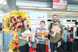 Vietjet welcomes first direct flight ever between HCM City and Brisbane