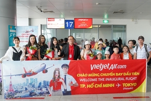 Vietjet's second HCM City-Tokyo route opens