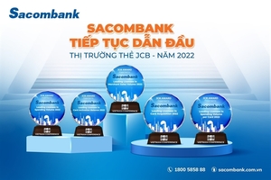 Sacombank again wins multiple JCB card awards