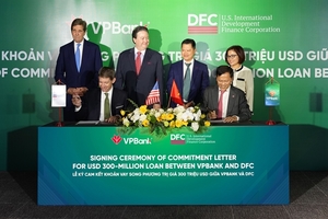 DFC pledges a US$300-million bilateral loan to VPBank to promote sustainable finance
