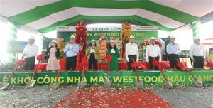 Work starts on construction of Westfood Hậu Giang Factory