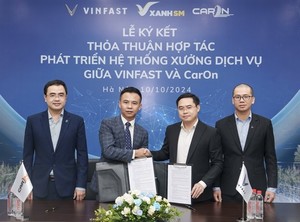 VinFast works with CarOn to establish a network of service workshops