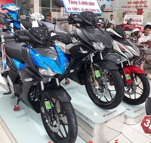 Domestic motorcycle market sees poor demand before Tết