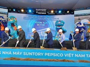 Suntory PepsiCo Vietnam starts construction of its sixth factory in Long An