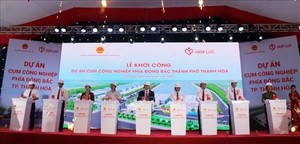 Construction of industrial cluster project in Thanh Hóa started