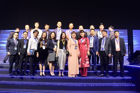 Representatives of Vietnamese delegation attend the CLMVT Forum 2018.